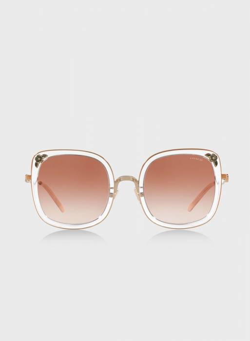 عینک آفتابی زنانه کوچ طلایی رز مدل 8042