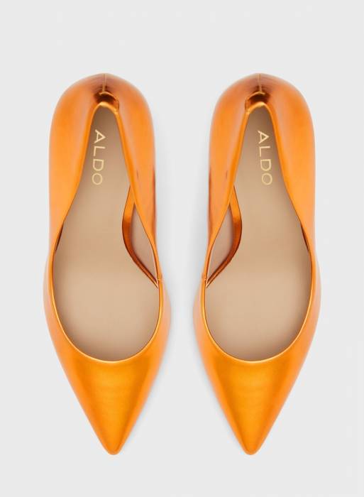 کفش پاشنه بلند الدو نارنجی مدل 8491