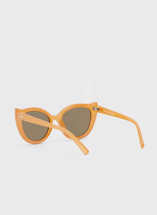 عینک آفتابی زنانه نارنجی برند le specs
