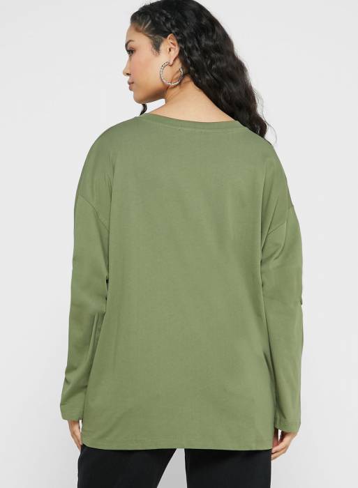 تیشرت زنانه سبز برند topshop