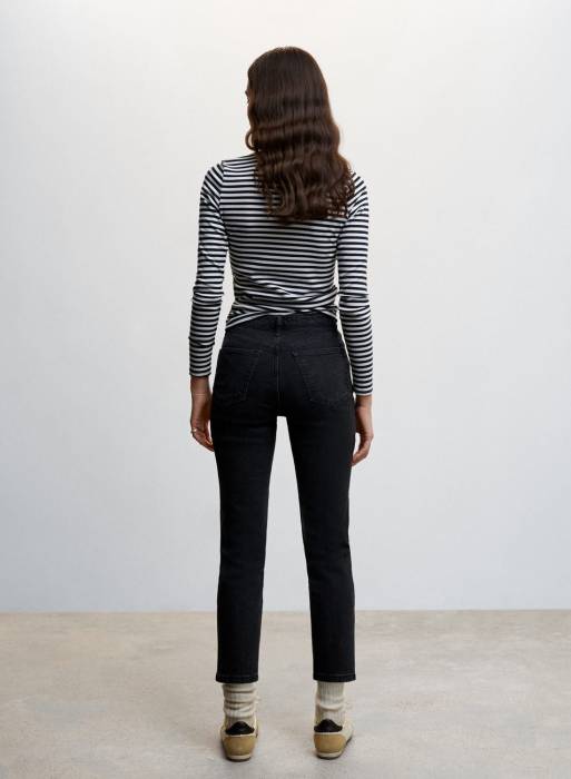 شلوار جین زنانه مانگو طوسی خاکستری مدل 2803