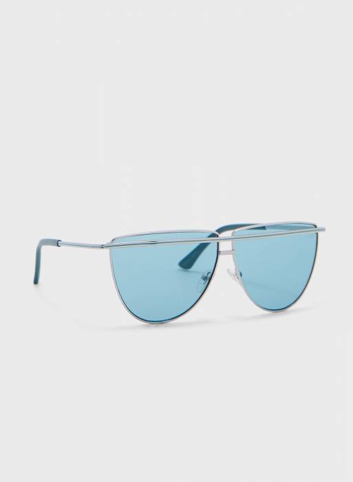 عینک آفتابی زنانه گس آبی نقره ای مدل 3459
