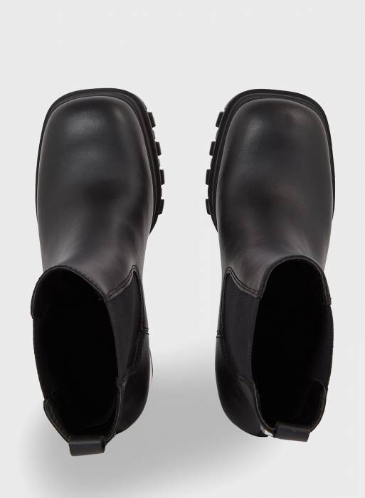 بوت کفش پاشنه پهن جین تامی هیلفیگر مشکی مدل 3609