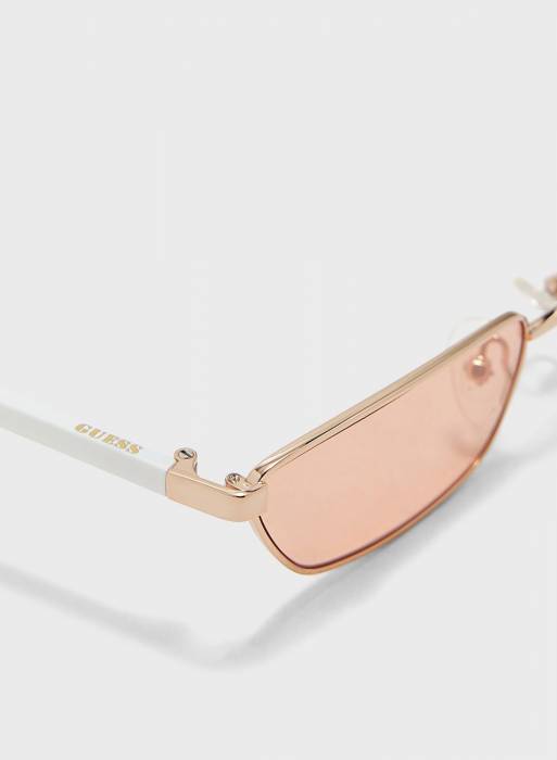 عینک آفتابی زنانه گس طلایی رز سفید مدل 6617