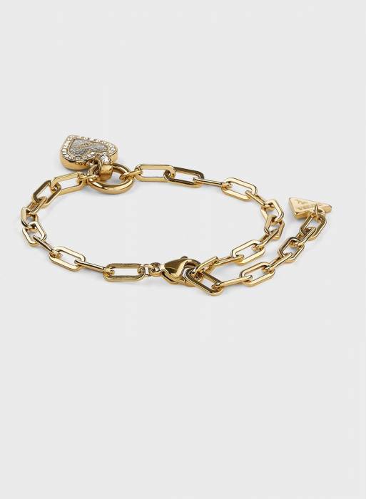 دستبند زنانه گس طلایی مدل 7552