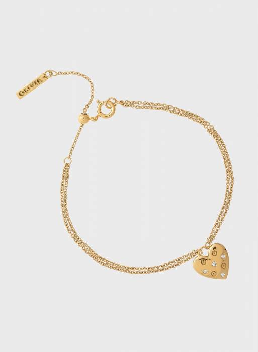 دستبند زنانه طلایی برند olivia burton