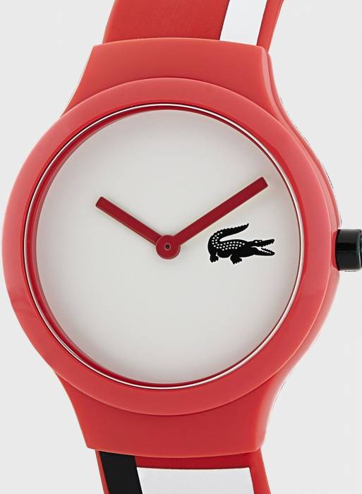 ساعت زنانه لاکوست قرمز مدل 9061