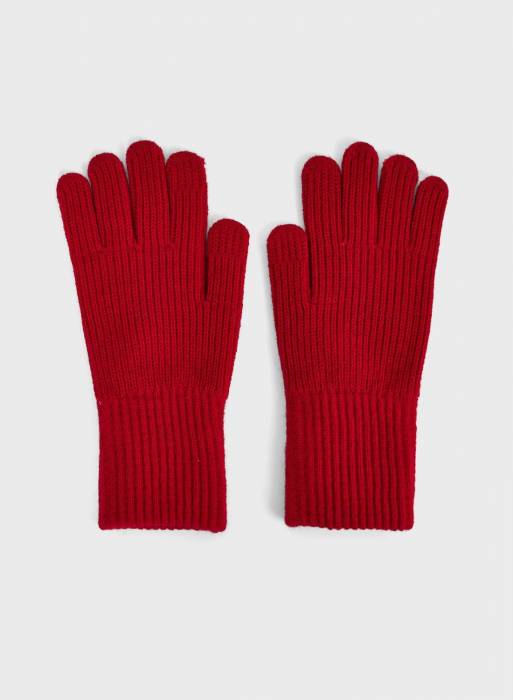 ست دستکش زمستانی زنانه قرمز برند ginger