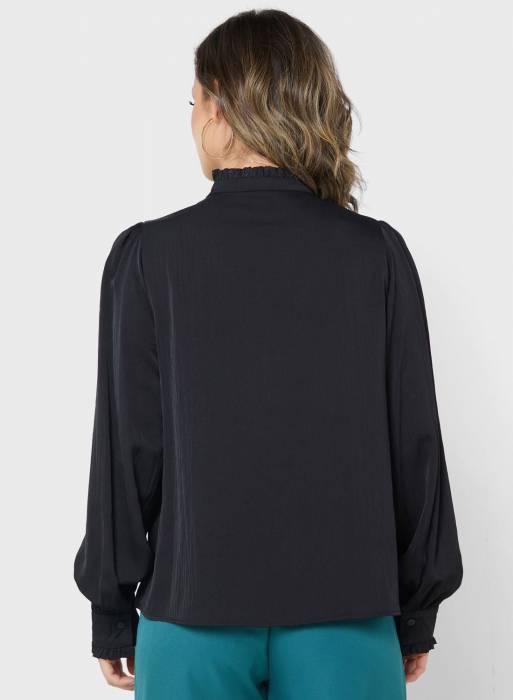 پیراهن بلند زنانه اونلی مشکی مدل 0230
