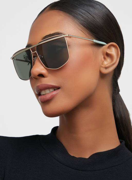 عینک آفتابی زنانه گس طلایی رز مدل 2198