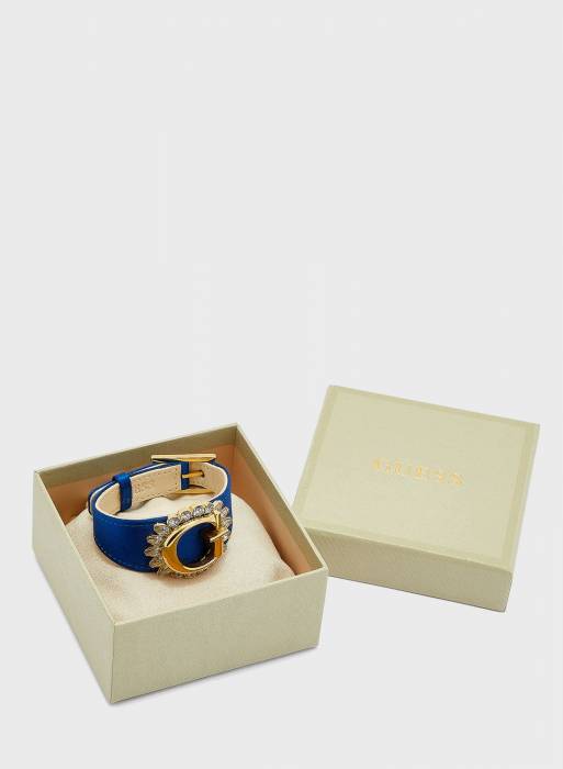 دستبند زنانه گس آبی مدل 4219