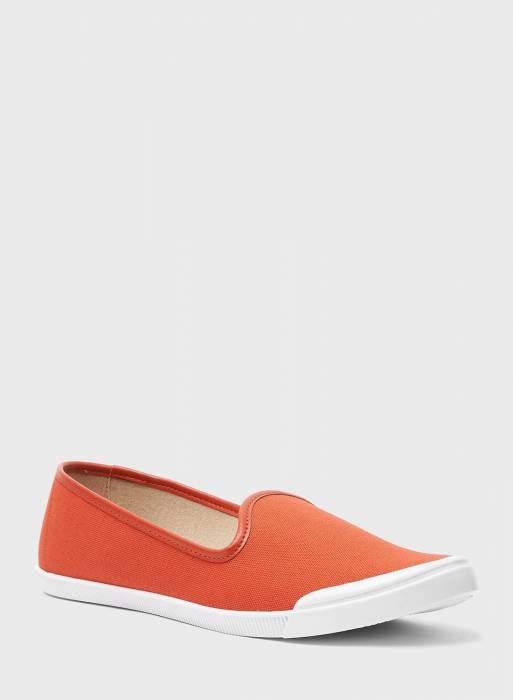 کفش راحت زنانه نارنجی برند moleca