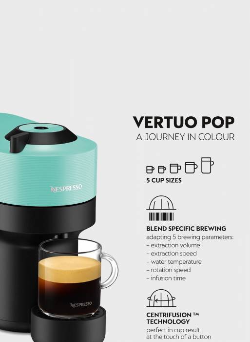 دستگاه قهوه ساز نسپرسو ورتو پاپ