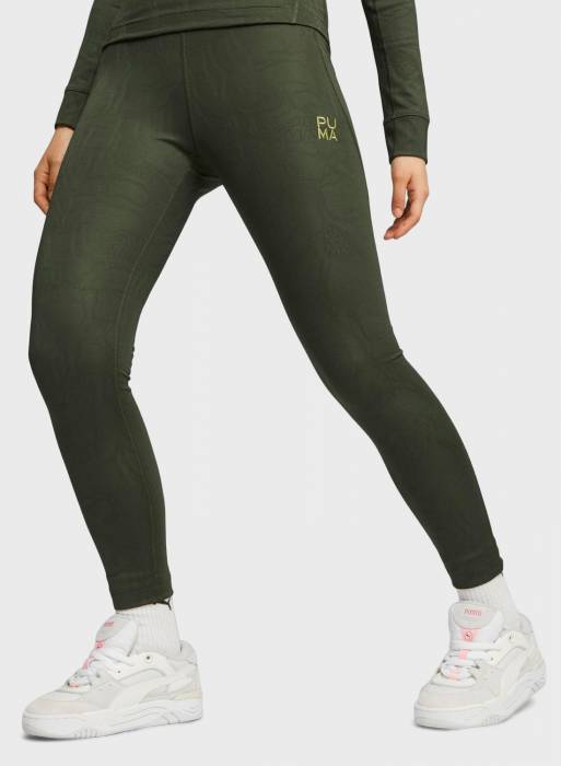 لگ ورزشی زنانه پوما سبز مدل 7215