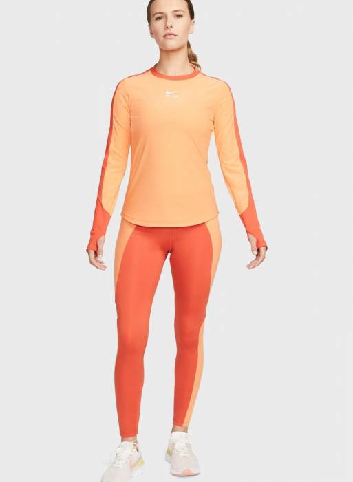 بلوز ورزشی زنانه نایک نارنجی مدل 8512