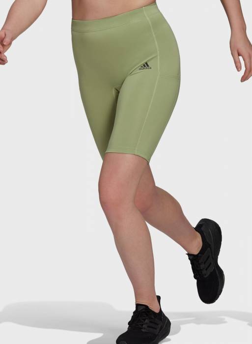 لگ شورت ورزشی زنانه آدیداس سبز مدل 9760