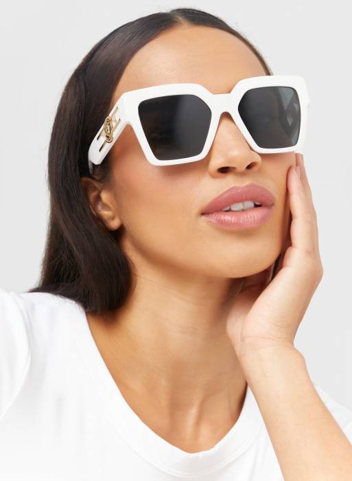 عینک آفتابی زنانه ورساچه سفید مدل 2155