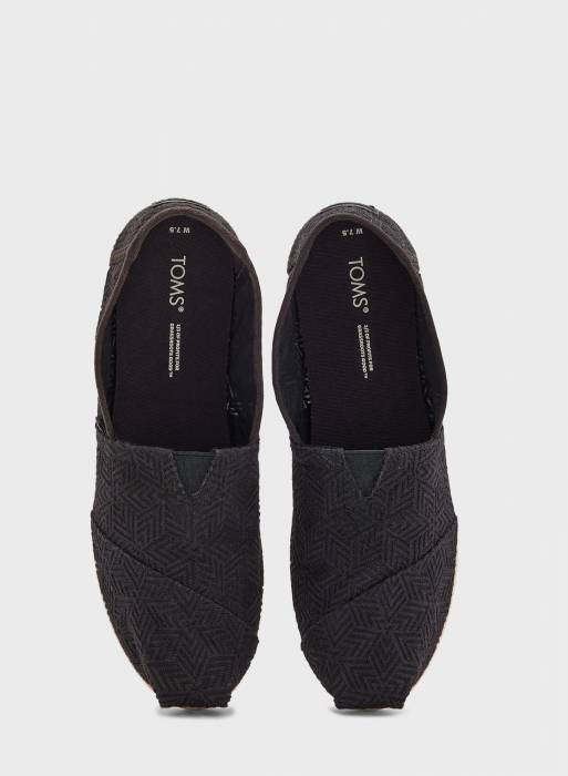 کفش راحت اسپرت تخت زنانه تامز مشکی مدل 2558