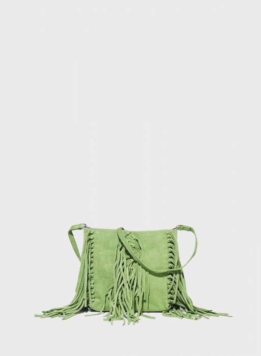 کیف چرم زنانه سبز برند parfois