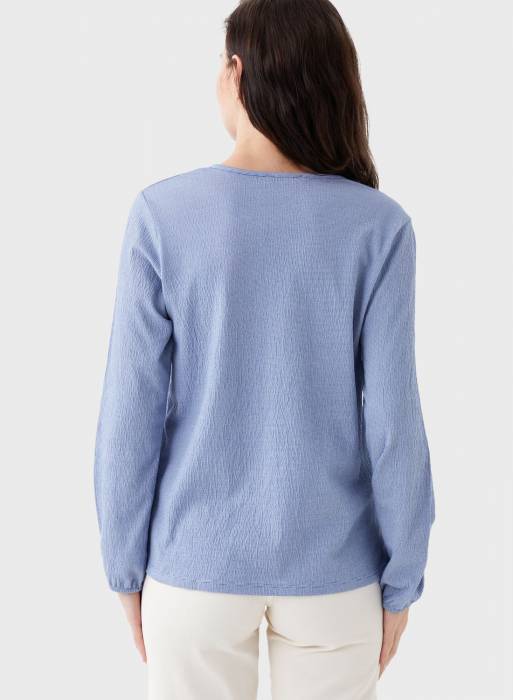 پیراهن زنانه ال سی وایکیکی آبی مدل 3012