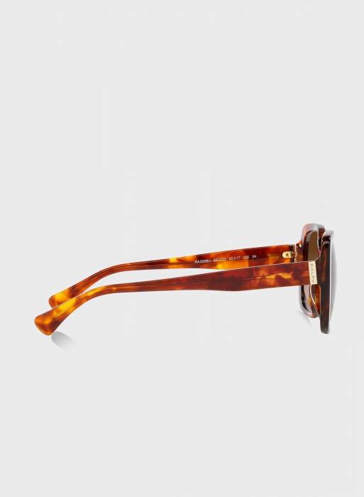 عینک آفتابی زنانه پولو رف لارن قهوه ای نارنجی