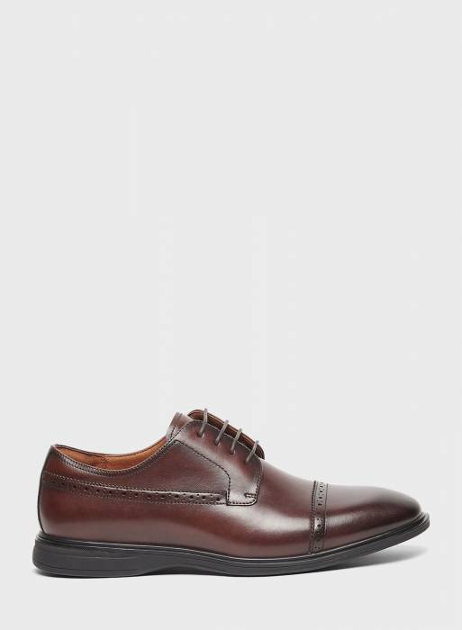 کفش رسمی مردانه قهوه ای برند le confort