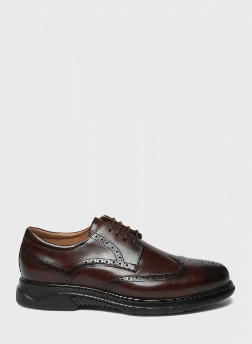 کفش رسمی مردانه قهوه ای برند le confort مدل 1592
