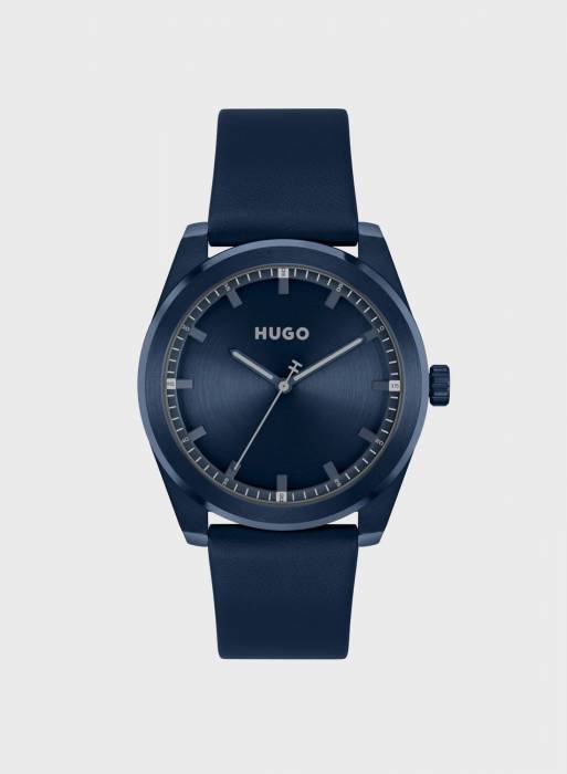 ساعت مردانه هوگو آبی